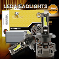 BB2117 Ampoule de remplacement LED automobile H1 H4 H7 H11 blanche, durable, lumineuse, pour visibilité routière, dissipation thermique, vente en gros