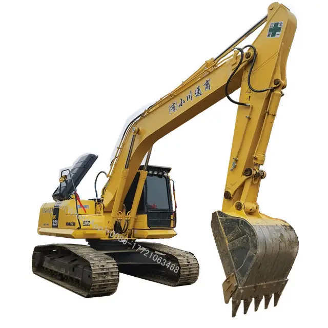 Escavatore Komatsu usato di alta qualità PC200-8 pc220-8 pc210-7 PC200 PC120 PC60 PC200 escavatore a cucchiaia rovescia komatsu pc200