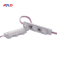 Module LED haute tension 220V à 3 lentilles 7000K SMD 2835 110lm 1W étanche IP68 sans transformateur requis, dimmable, garantie 5 ans