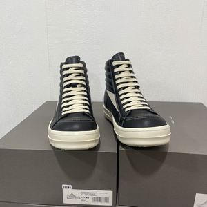 Owens Designer Men's High-Top Casual Sports Shoes Genuine Leather Thick-Sole Chunky Shoes - Product Image 4