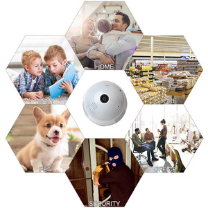 全高清E27无线Wifi灯泡360 WiFi Cctv安全摄像头，适用于一般家庭室内和室外 - Product Image 3