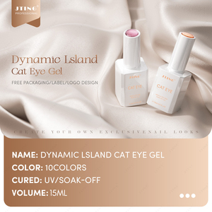 JTING Proveedor Líder: Colección de Esmaltes de Uñas en Gel Ojo de Gato Dinámico de 10 Colores, Libre de TPO/HEMA, Gel UV Profesional para Uñas OEM - Product Image 2