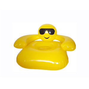 Canapé gonflable jaune moderne pour enfants <span class=keywords><strong>avec</strong></span> visage souriant, idéal pour le <span class=keywords><strong>camping</strong></span> en extérieur et la chambre à coucher - Product Image 6