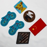 Etiquetas Personalizadas Tejidas Termoadhesivas para Ropa, Transferibles por Calor para Cuellos de Camisetas, Parches con Adhesivos para Zapatos y Bolsos