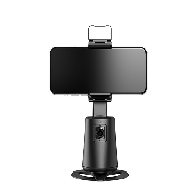 Auto Facial Tracking Tripod 360-degree Rotation Smart Holder for Phone Vlog Camera Desk Usage with Motion Sensor Face Body Mount