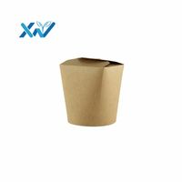 Boîtes en papier Kraft jetables, 20000 pièces, emballage en papier Kraft, pâtes, Wok, emballage pour aliments et boissons, gaufrage