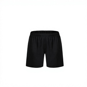 Ensemble de maillot de football pour hommes, imprimé géométrique rouge et blanc, manches courtes, short à taille élastique, évacuant l'humidité, vêtements toutes saisons - Product Image 3