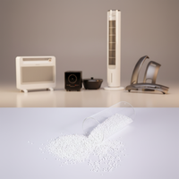 Suju PP modifié ignifuge renforcé de fibres de verre pour pièces automobiles et de motocyclettes avec poudre de talc