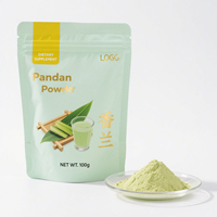 Poudre de feuilles de pandan naturelle, poudre de jus de feuilles de pandan de qualité alimentaire
