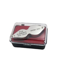 Folding Jewelry Magnifier Portable Pocket Magnifying Glass for Antique Diamond Appreciation 10x / 20x / 30x Magnification