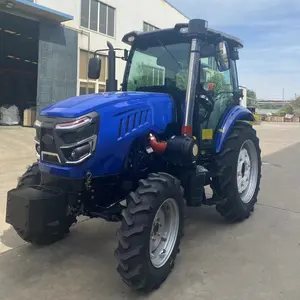 Customized color 80HP 4*4 multifunctional wheel Tractor
