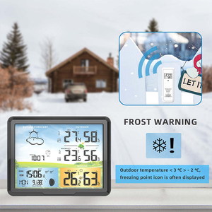 KOFIG PT20B беспроводной внутренний Уличный Термометр гигрометр метеостанция с зуммерной сигнализацией фазы Луны - Product Image 6