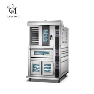 Chefmax Commercial Pain Pizza Plateaux Armoire Électrique À Circulation D'air Chaud <span class=keywords><strong>Four</strong></span> De <span class=keywords><strong>Cuisson</strong></span> Avec Proofer - Product Image 2