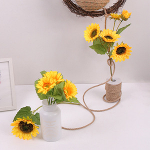 Accesorios de Decoración para Muebles con Diseño de Girasol Artificial, Suministros para Floristería, Accesorios para Arreglos de Boda - Product Image 5