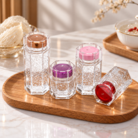 Bocaux en verre avec couvercles pour desserts, miel, baies de goji, stockage, 50 ml à 750 ml, logo personnalisé, vente en gros