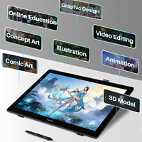 Monitor de Dibujo Profesional HUION Kamvas 22 Gen 3 2.5K QHD con 16384 Niveles de Presión para Diseño Gráfico y Estudio de Animación