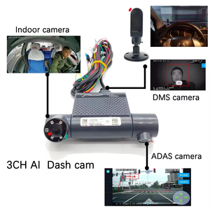 Cámara para Coche con 3 Lentes 1080P, Visión Nocturna, Sensor G, 1 Año de Garantía, para Monitoreo Antirrobo y del Comportamiento de Conducción - Product Image 5