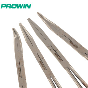 PROWIN unica pinza a punta a ago a portata lunga piegata a 45 gradi per legatura a gancio speciale pinza multifunzione a doppio giunto - Product Image 3