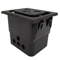 Petite prise de panneau IEC C19 à encliquetage, 16A 250V AC, prise femelle pour PDU, serveur, armoire UPS, prise d'alimentation