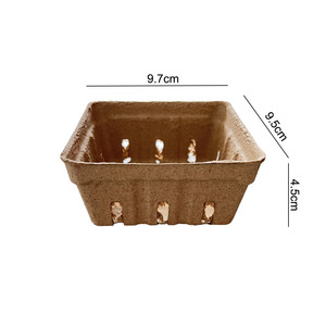 Boîte à Myrtilles en Forme de Livre, Personnalisée, Écologique, Biodégradable, en Pulpe, pour Pépinière, Jetable, Haute Résistance à l'Humidité, Recyclable - Product Image 4