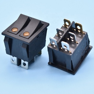 PA66带灯摇臂开关T125 250V 16A 250Vac KDC4灯双极开关认证<span class=keywords><strong>CQC</strong></span> - Product Image 2