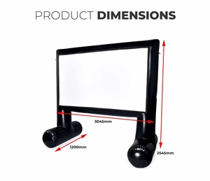 Pantalla de Cine Inflable Grande, Equipo de Pantalla de Cine Inflable para Exteriores para Piscina - Product Image 6