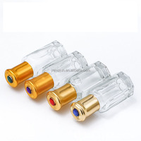 Flacon à bille en verre rechargeable pour huile de santal, mini flacon à bille de 3 ml, 6 ml, 12 ml, flacon à bille en verre pour parfum, flacon à bille en verre pour attar