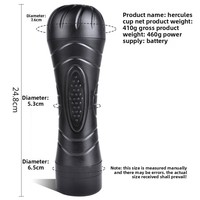 Masturbateur électrique vibrant pour homme à prix abordable, avec fonction de succion sonore, modèle Hercules Space Cup, outil de masturbation pour hommes, direct usine