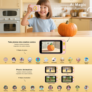 <span class=keywords><strong>Appareil</strong></span> <span class=keywords><strong>photo</strong></span> numérique pour enfants Capteur CMOS 13MP Full HD 4 "Écran 32GB Enregistreur vidéo extensible avec batterie 1700mAh Cadeau pour les 3-12 ans - Product Image 6
