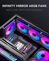 Ventilateur sans balais ARGB pour processeur, lot de 3, PWM silencieux, haut débit d'air, ventilateur de refroidissement DC pour PC de jeu - différentes couleurs pour boîtier d'ordinateur