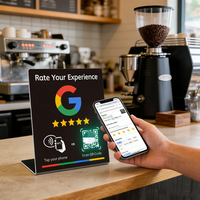 Cartes de paiement, cartes de revêtement, cartes sociales, vente en gros, affichage NFC sur table, panneau indicatif de lecture de code QR, panneau signalétique de code QR