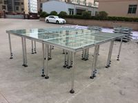 Plateforme de scène modulaire portable |   Scène événementielle à hauteur réglable pour concert, mariage, festival