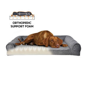 Huisdierenbedden Fabrikant Directe Verkoop Grote Traagschuim Orthopedische Huisdierenbedden Luxe Gezellig Hondenbed Voor Grote Honden - Product Image 1