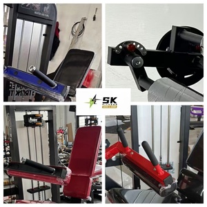 Macchina Commerciale SK Regolabile per Lat Pulldown e Long Pull, Attrezzatura in Acciaio per Allenamento Braccia, <span class=keywords><strong>Vendita</strong></span> Diretta dalla Fabbrica - Product Image 5