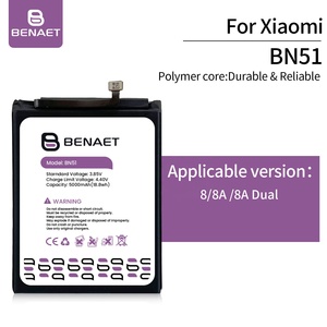 <span class=keywords><strong>แบ</strong></span><span class=keywords><strong>ต</strong></span>เตอรี่ลิเธียมไอออนโพลิเมอร์ <span class=keywords><strong>BN51</strong></span>ทดแทนของแท้สำหรับโทรศัพท์มือถือ Xiaomi redmi 8/8A 5000mAh 3.85V - Product Image 3