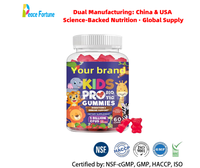 Gummies Probiotiques pour Enfants Marque Blanche OEM Fraise 5 Milliards de UFC Santé Digestive Soutien Immunitaire Délicieux à Mâcher 60 Unités