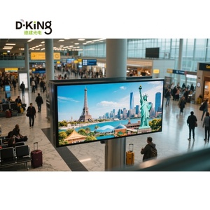 Pantalla LED SMD P10 para Exteriores Resistente al Agua, Cartel Electrónico Gigante de Doble Cara, Señalización Digital con Estructura de Acero Galvanizado - Product Image 6