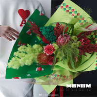 Papier de fleurs coloré Ba en stock d'usine, imperméable, pour emballage de bouquets, artisanat DIY, mariage, anniversaire, cadeau