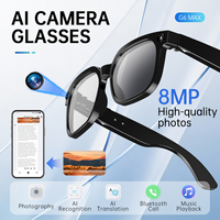 Kacamata Pintar S3 Ultra dengan 2 Lensa Anti-goyang Kamera 1080P Foto Video Rekaman Audio Panggilan Suara Terjemahan AI Kacamata Hitam BT