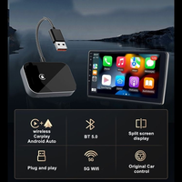 Nouveautés d'usine OEM : Adaptateur sans fil CarPlay en aluminium, Boîtier intelligent Android Auto, Dongle Wi-Fi Apple Mini, 1 an