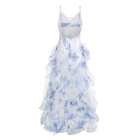 Nuevo Vestido de Verano con Estampado Floral Elegante para Mujer, Vestidos Casuales de Lino y Algodón, Tallas Grandes, Estilo Fiesta, Ropa de Moda para Chicas