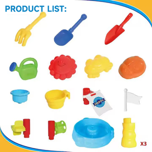 Lucky Toys Ingrosso Set da Spiaggia 20 Pezzi, Tavolo <span class=keywords><strong>per</strong></span> <span class=keywords><strong>Sabbia</strong></span> e Acqua in Plastica Fai-da-Te con Attrezzi <span class=keywords><strong>per</strong></span> <span class=keywords><strong>Giocare</strong></span> con la <span class=keywords><strong>Sabbia</strong></span> <span class=keywords><strong>per</strong></span> Bambini - Product Image 4