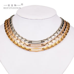 Luxe Titane Germanium Bio Hip Hop <span class=keywords><strong>Rock</strong></span> Style Healthy Energy Collier Accessoires pour Hommes et Femmes - Product Image 1