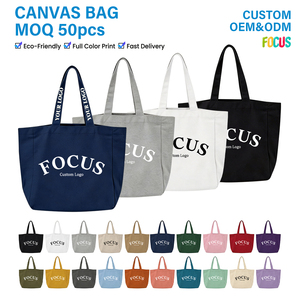 Borse Tote in Tela di Cotone Oversize Personalizzabili con Logo e Colore, Riutilizzabili e Resistenti, Borse Giganti per Weekend, Shopping, Sport e Yoga - Product Image 2