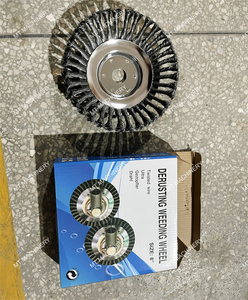 6 8 Inch Grass Weed Brush Cutter Blade Stainless Steel Wire Wheel Trimmer Head <b>Gasoline</b> Powered Black for Garden Cleaning Tool - Product Image 4