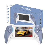 Consola de Videojuegos Retro Portátil JJ 2026, Recién Lanzada, Proyecto X Pro, Pantalla Grande de 4.3 Pulgadas, 64 GB, 3000 Juegos Integrados, PSP, FC, GBC, MD