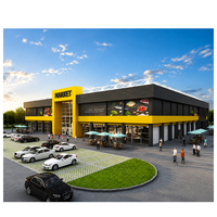 KENTEN Tente de structure temporaire à travée libre pour supermarché, centre commercial modulaire et pavillon de vente au détail pour centre commercial événementiel