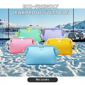 Bolsas de comida de silicona resistentes al agua de 750ml, Envío Gratis, bolsas de silicona reutilizables transparentes - Product Image 6