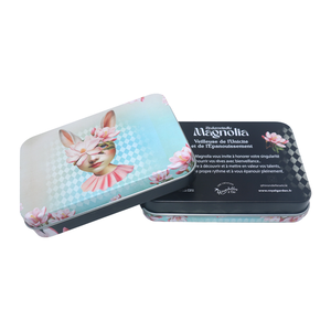 Lata de aceite de grado alimenticio de lujo personalizada, lata de metal, caja de lata de té y café, latas de metal herméticas, bote de forma cuadrada - Product Image 4