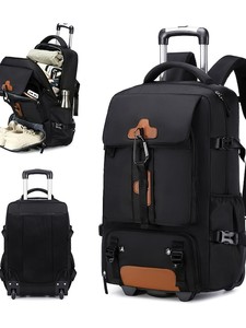 Mochila <span class=keywords><strong>de</strong></span> Senderismo <span class=keywords><strong>de</strong></span> Gran Capacidad, Bolsa <span class=keywords><strong>de</strong></span> <span class=keywords><strong>Viaje</strong></span> Deportiva para Exteriores, Impermeable, Multifuncional, Unisex, <span class=keywords><strong>con</strong></span> <span class=keywords><strong>Ruedas</strong></span> - Product Image 2
